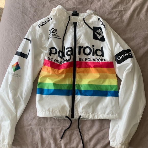 plus size polaroid jacket